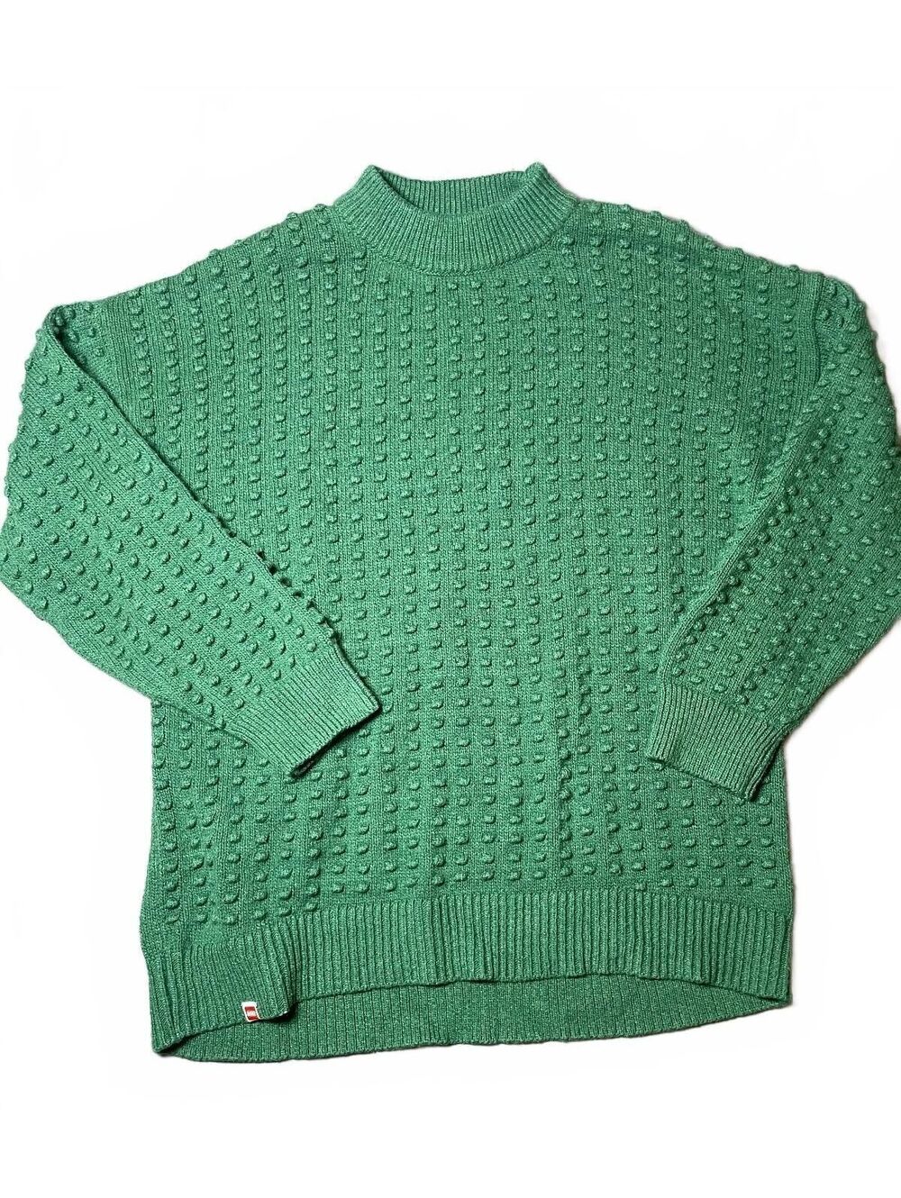 LEGO Wear Mens Green Bobble Knit Pullover Sweater XL-144